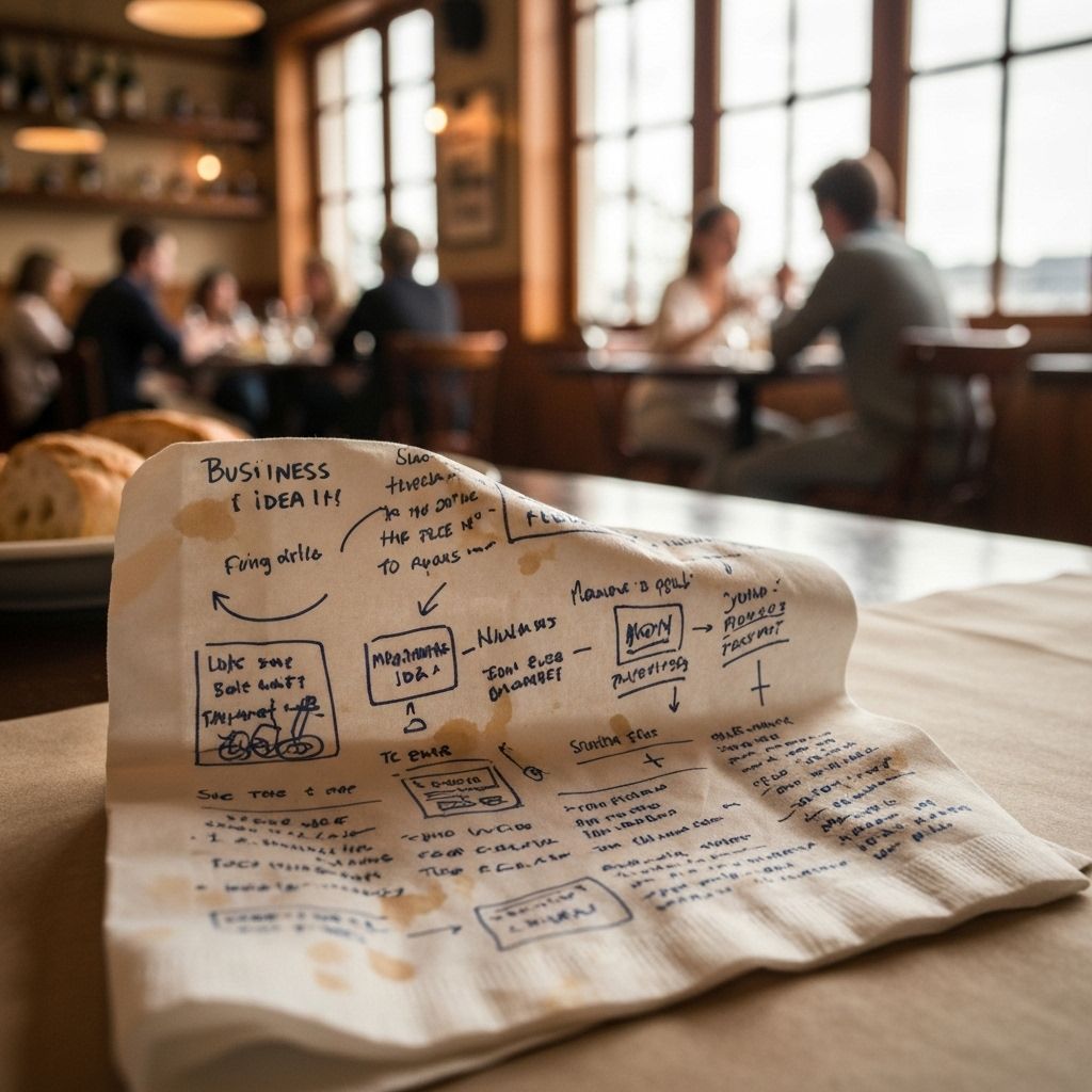 Before: Messy handwritten notes and rough sketches